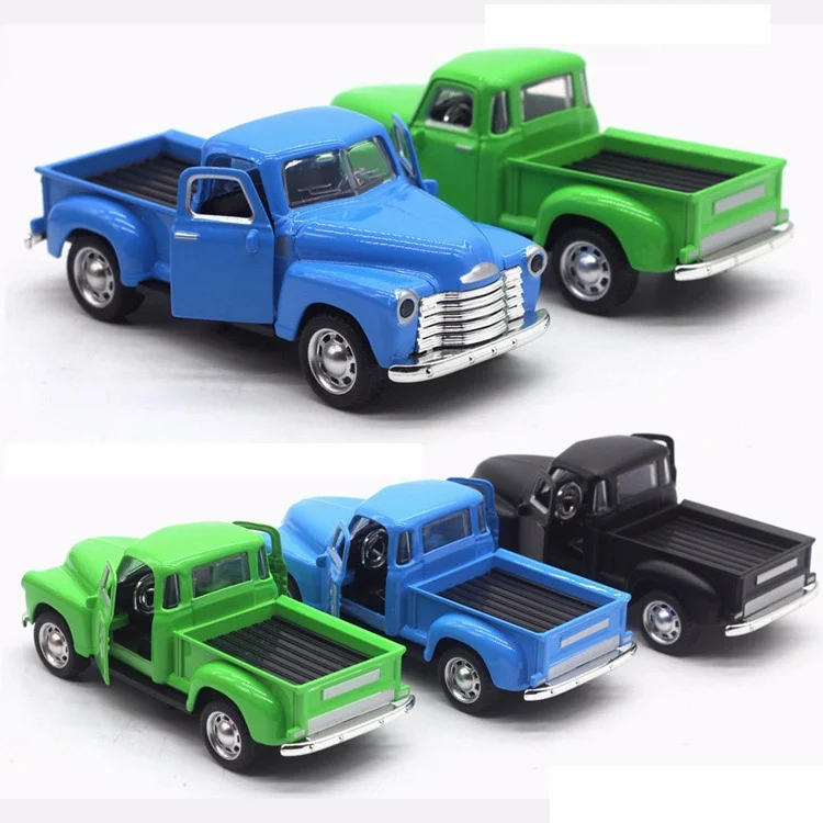 1/32 Chevrolet пикап грузовик Литой Сплав Модель автомобиля игрушки со звуком и