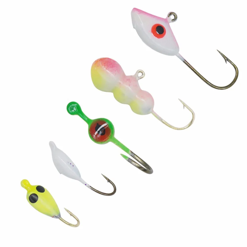 Бесплатная доставка 20 шт./лот свинцовый джиг приманки для ловли рыбы на льду