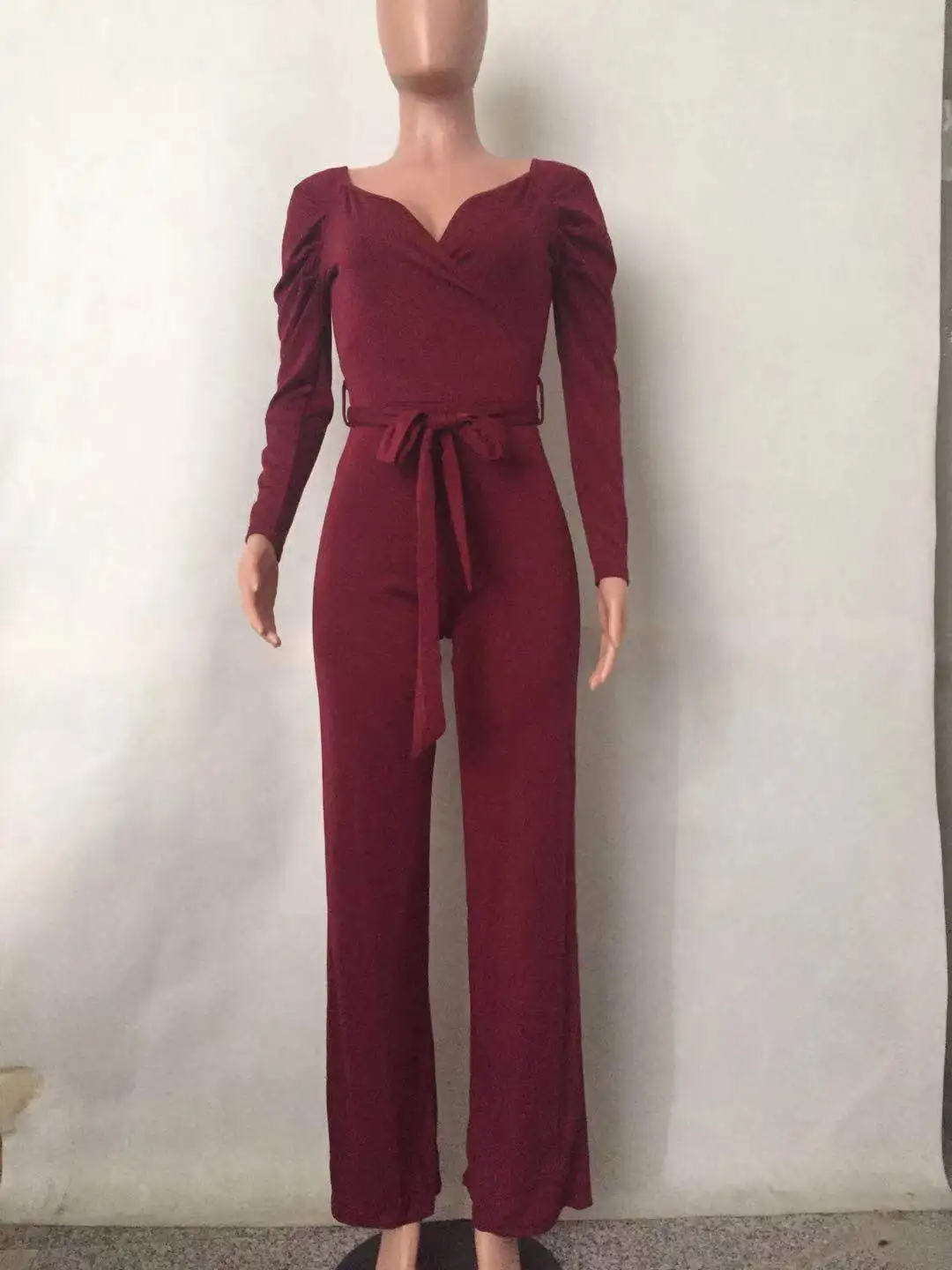 Сексуальный женский офисный комбинезон элегантные длинные комбинезоны размера
