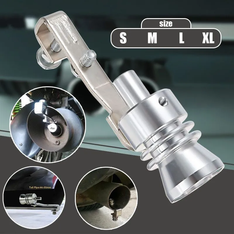 

1PCS Universal Car Turbo Sound Muffler Exhaust Pipe Blow-off Vale Simulator Whistle