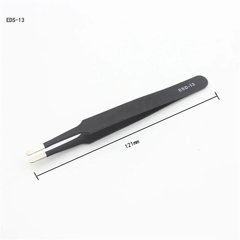 

Anti-static Precision Tweezers Set Stainless Steel ESD Tweezers Electronic Repair Soldering Iron Tweezers Tool Pinzas Grandes