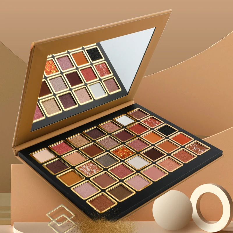 

35Colors Eyeshadow Palettes Glittering Sequins Matte Waterproof Long-lasting Makeup Fashion Color Cosmetics for Eye
