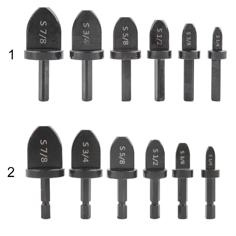 

6 шт. Электрический дюйма расширитель труб шестиугольная/Треугольники Ручка Кондиционер Медь Трубная развертка электрика ремонт Запчасти