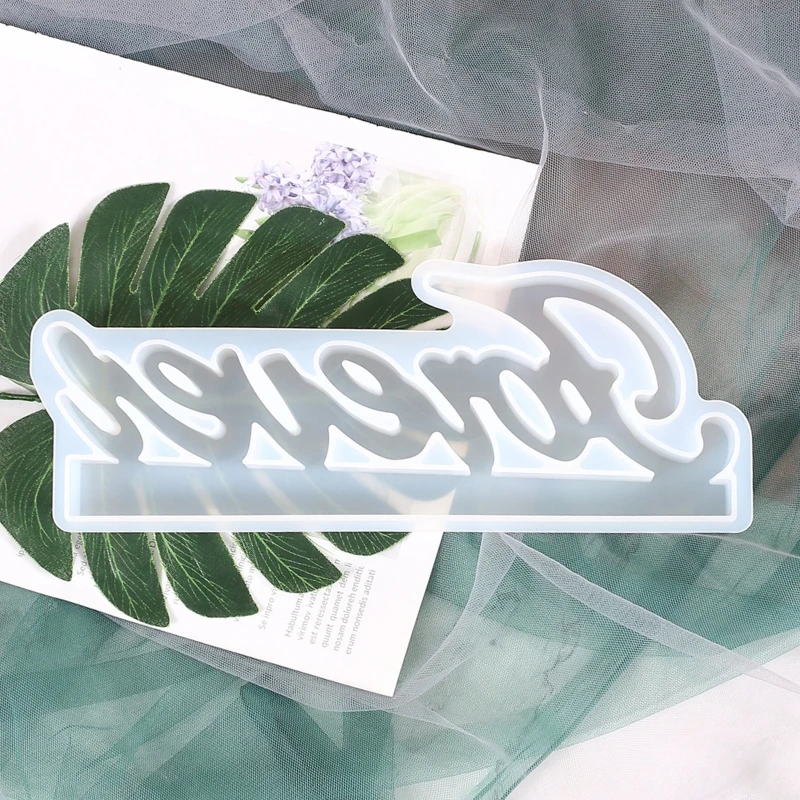 

Forever English Words Decoration Casting Silicone Mould Crystal Epoxy Resin Mold