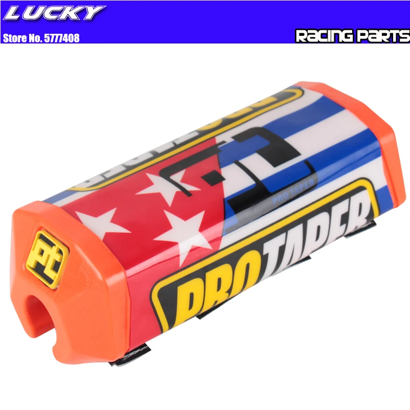 2.0 Square Handlebar Bar Pad Fat Chest Protector Cross fit 1-1/8 Handle Motorcycle Dirt Bike Pit | Автомобили и мотоциклы