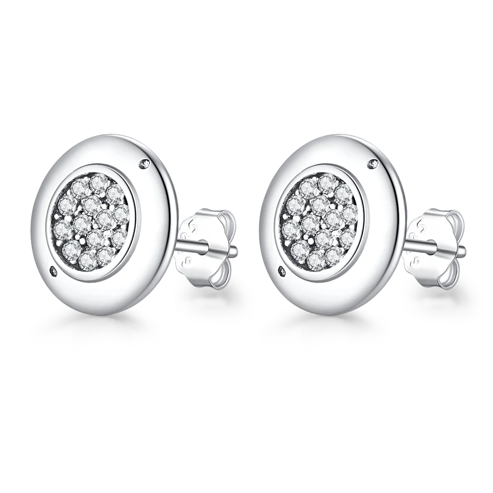 

New 9 Style Silver Color Earrings Hot Air Balloon Butterfly Ladybug Crystal Earrings For Women Wedding Party Jewelry