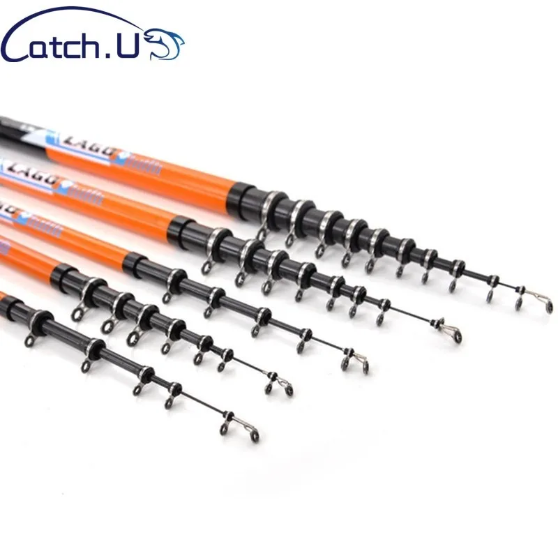 

Catch.u Rock Fishing Pole 2.7-6.3M Super Hard Carbon Fiber Rods Spinning Fishing Rod Telescopic Sea Fishing Poles Stick