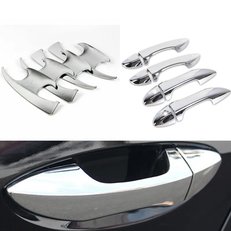 Автомобильный Стайлинг хромированный чехол для отделки Toyota Corolla Sedan 2014 2018 крышка