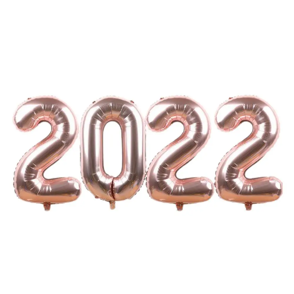 

Шары воздушные из фольги с цифрами, 16 дюймов, 2022