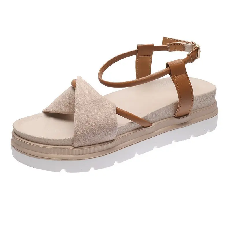 

Casual Woman Shoe Round Toe Shallow Mouth Female Footwear Elegant Clogs Platform Modis Dress Creepers 2021 Breathable New