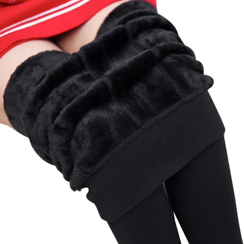 Женские бархатные леггинсы до щиколотки однотонные теплые с высокой талией