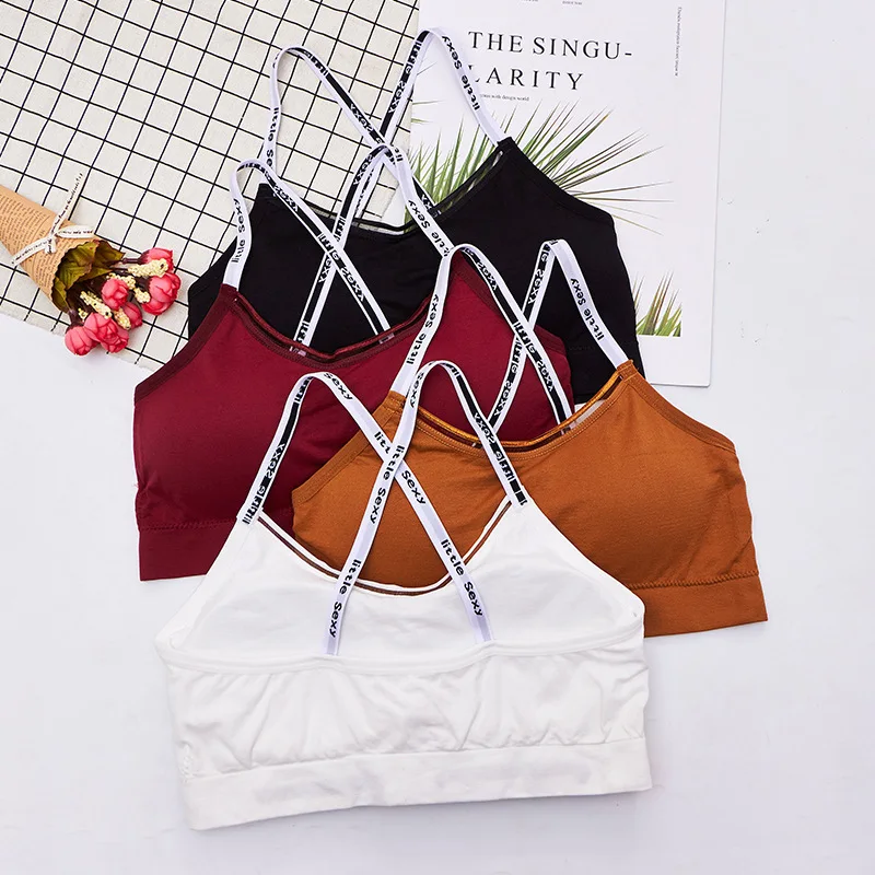 Linbaiway женский спортивный бюстгальтер пуш-ап однотонный бесшовный без косточек