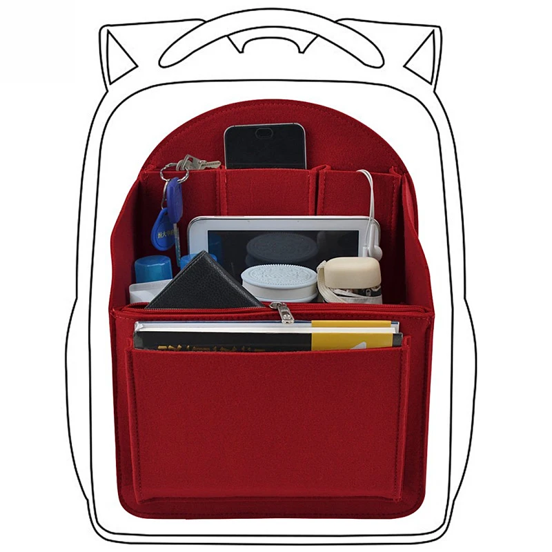 Travel Storage Bag Outdoor Activities Sundries Arrangement Compartment Package Combined in Backpack for Cosmetic Toiletries | Дом и сад