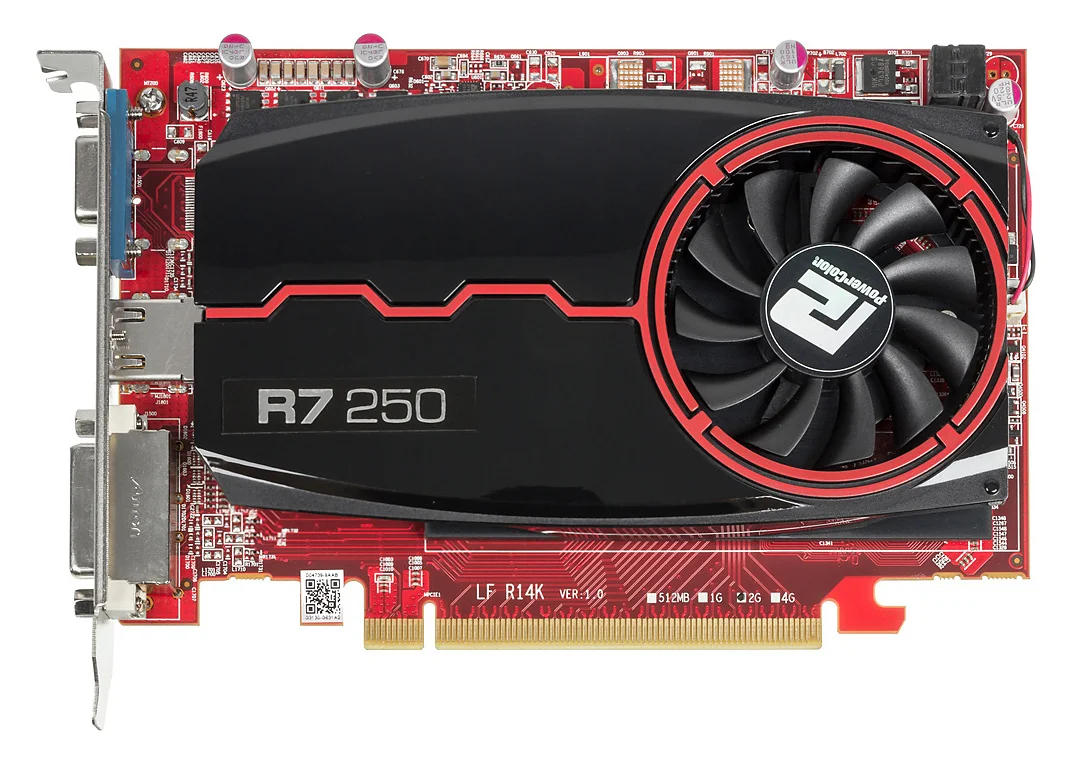Видеокарта powercolor pci-e axr7 250 2gbd3-dh amd radeon r7 2048mb 128bit ddr3 800/1400 dvix1/hdmix1/crtx1/hdcp ret - купить по
