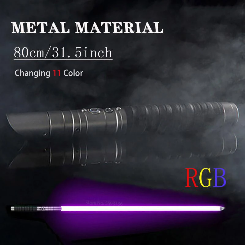 80 см Rgb световой изменение 11 Цвет Lightsaberforce Fx освещение тяжелый Дуэль звук ДП замок