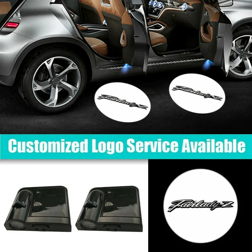 

2x подходит для 350Z 370Z Z34 инфракрасный датчик лазерная проекция тени для двери автомобиля приветственный светильник