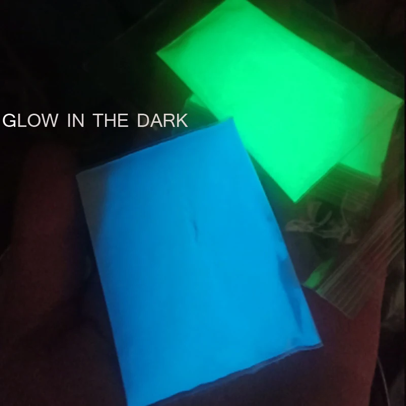 

Glow In The Dark Powder Pigment /Cosmetic Grade Pigment UV Reactive Glow Luminescent Luminous Phosphor Powder Dust - 5grams/bag