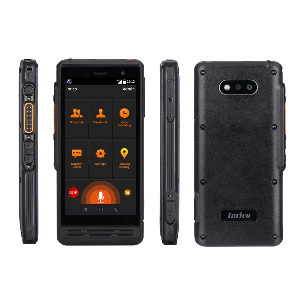 Inrico S300 4G PoC Radio Zello Walkie Talkie с кнопкой SOS global call Android 8 1 смартфон 2 Гб (RAM)+ 16 (ROM) мобильный