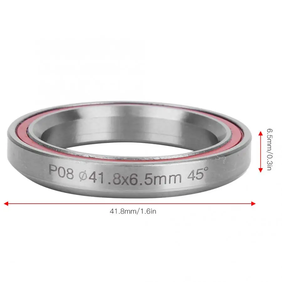 Велосипедная гарнитура 2 шт. стальной подшипник 41 8 мм Ремонтное кольцо