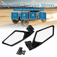 utv rearview mirror for can am maverick x3 2017 2018 for suzuki quadracer 450 2006 2009 adjustable motorcycle rear view mirrors