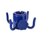 Регулируемый Размеры открытый пляжный зонт от солнца для подвесным крюком 4 зубец Застежка вешалка для подвешивания Полотенца солнцезащитные очки сумка для похода