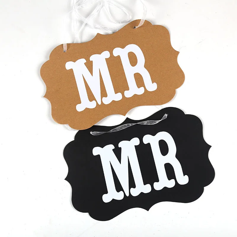 Фотобудка мистер миссис реквизит свадебные украшения просто Свадебная