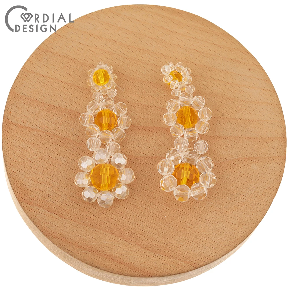 

Cordial Design 50Pcs 21*53MM Jewelry Accessories/Pendant/Hand Made/Earring Findings/Drop Shape/Crystal Charms/DIY Earring Making