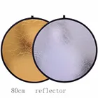 Светильник в 1, складной отражатель для фотосъемки, 80 см