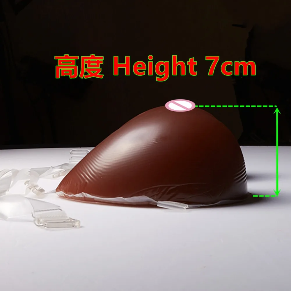 

Crossdresser Transgender Boobs 1600g/pair Teardrop Silicone Breast Strap On Artificial Breast False Breast Forms