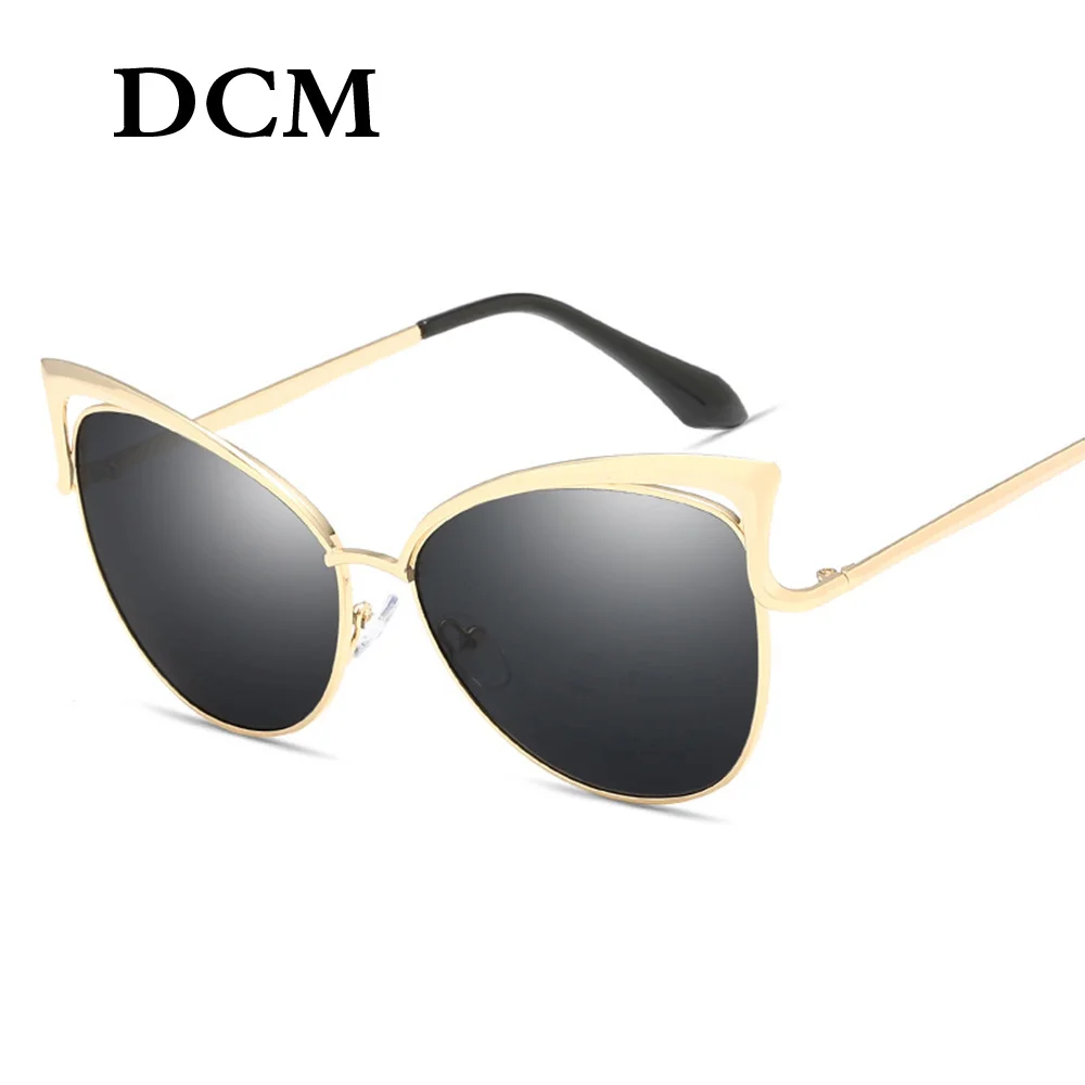 

DCM Ladies Cat Eye Sunglasses Women Sun glasses Alloy Frame UV400 Protection Brand Designer Retro CatEye Glasses