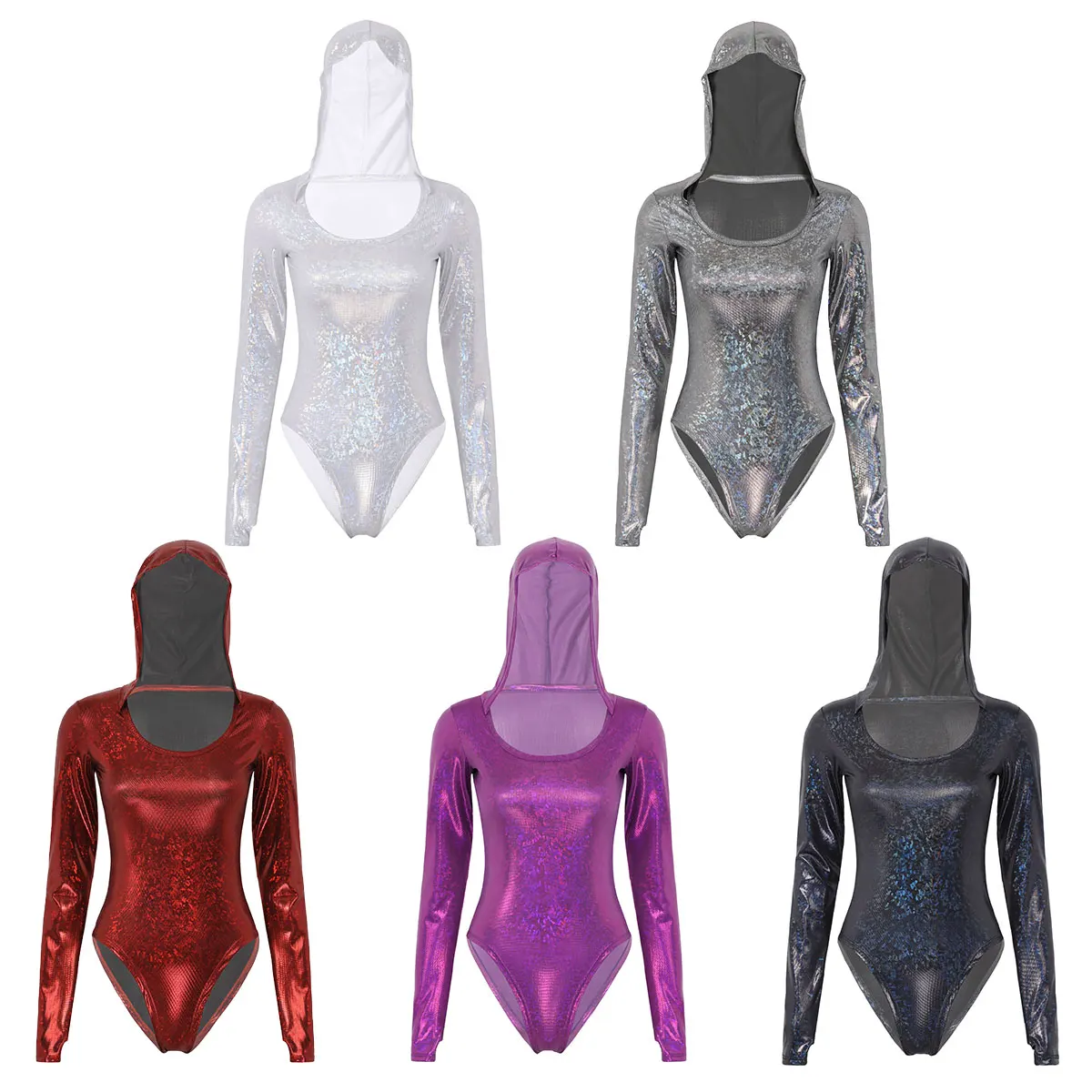 Женский костюм для полярного танца блестящая Клубная одежда танцевальных