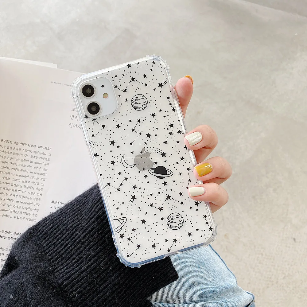 Чехол для телефона Xiaomi Note 10 9 9t lite POCO X3 чехол с милым космосом планетой звездами Redmi