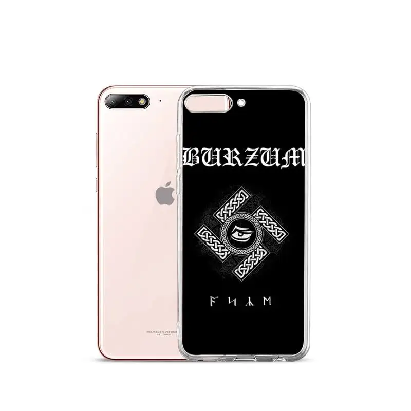 

Burzum music Phone Case Transparent for iPhone Samsung A S 11 12 6 7 8 9 10 20 Pro X XS Max XR Plus lite