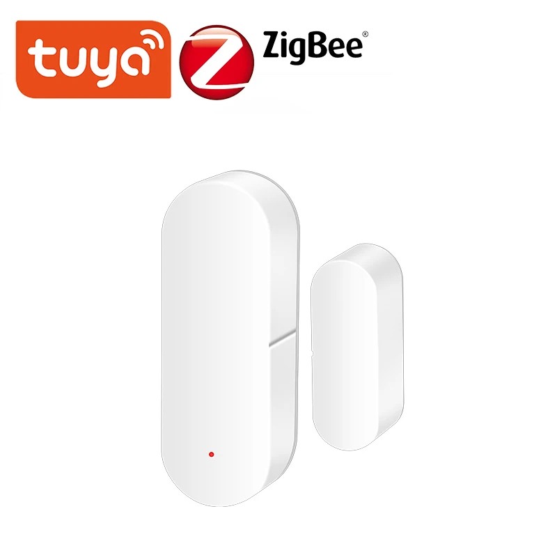 

Датчик окон и дверей Tuya Smart ZigBee, сенсор для обнаружения ворот, работает с приложением Zigbee Hub Alexa Google Home
