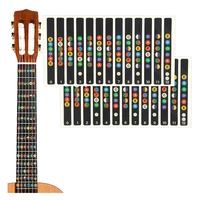guitar fretboard notes map labels sticker fingerboard fret decals for 6 string acoustic electric guitarra