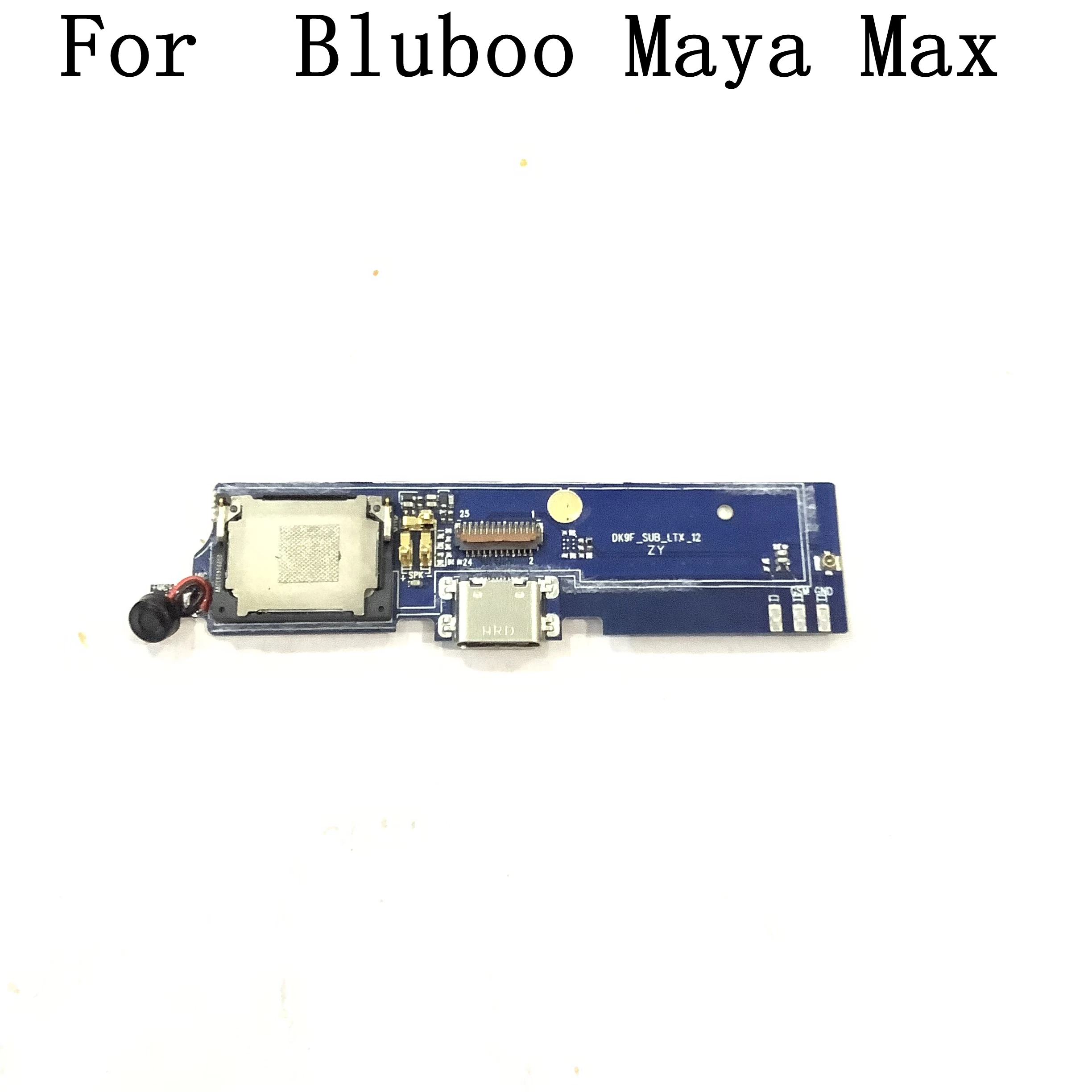 Подержанная плата Bluboo Maya Max + Вибрационный двигатель Громкий динамик для MTK6750 6 0