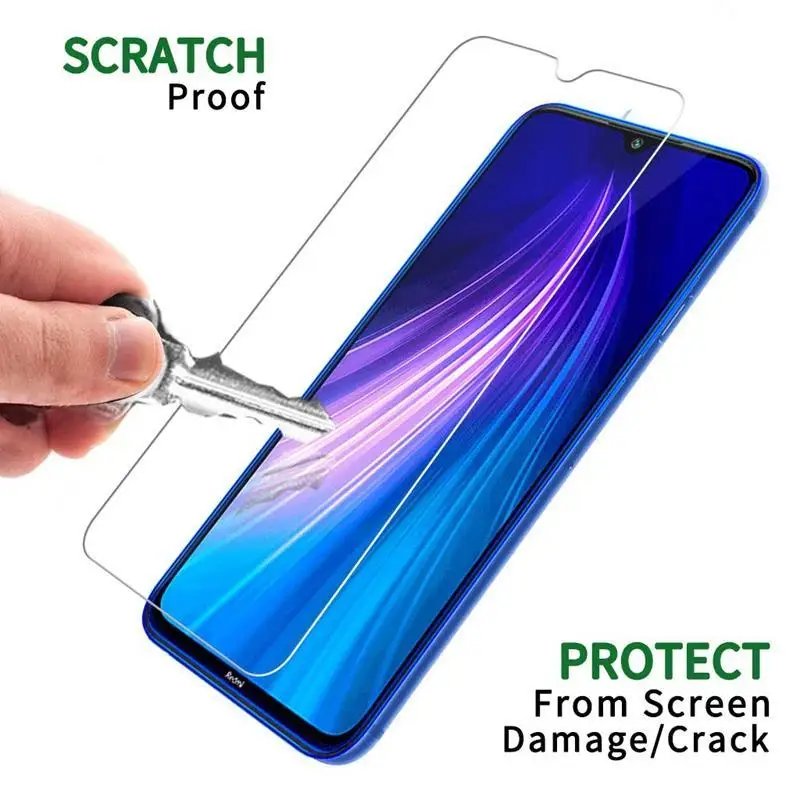 Tempered Glass Screen Protector for Xiaomi Redmi Note 8T 8 8A 8Pro Protective Film Mi 9T K20 Pro Lite 5X A1 | Мобильные телефоны и