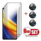 Защита экрана для Xiaomi Poco X3 Pro, полное покрытие, закаленное стекло Poco X3 Pro, защита объектива камеры Poco X3Pro M2102J20SG 6,67