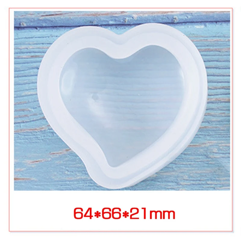 

Silicone Resin Liquid Mold 3D Love Peach Heart Shaped Pendant Casting Beads Crystal Molds DIY Jewelry Making Tool Hand Craft