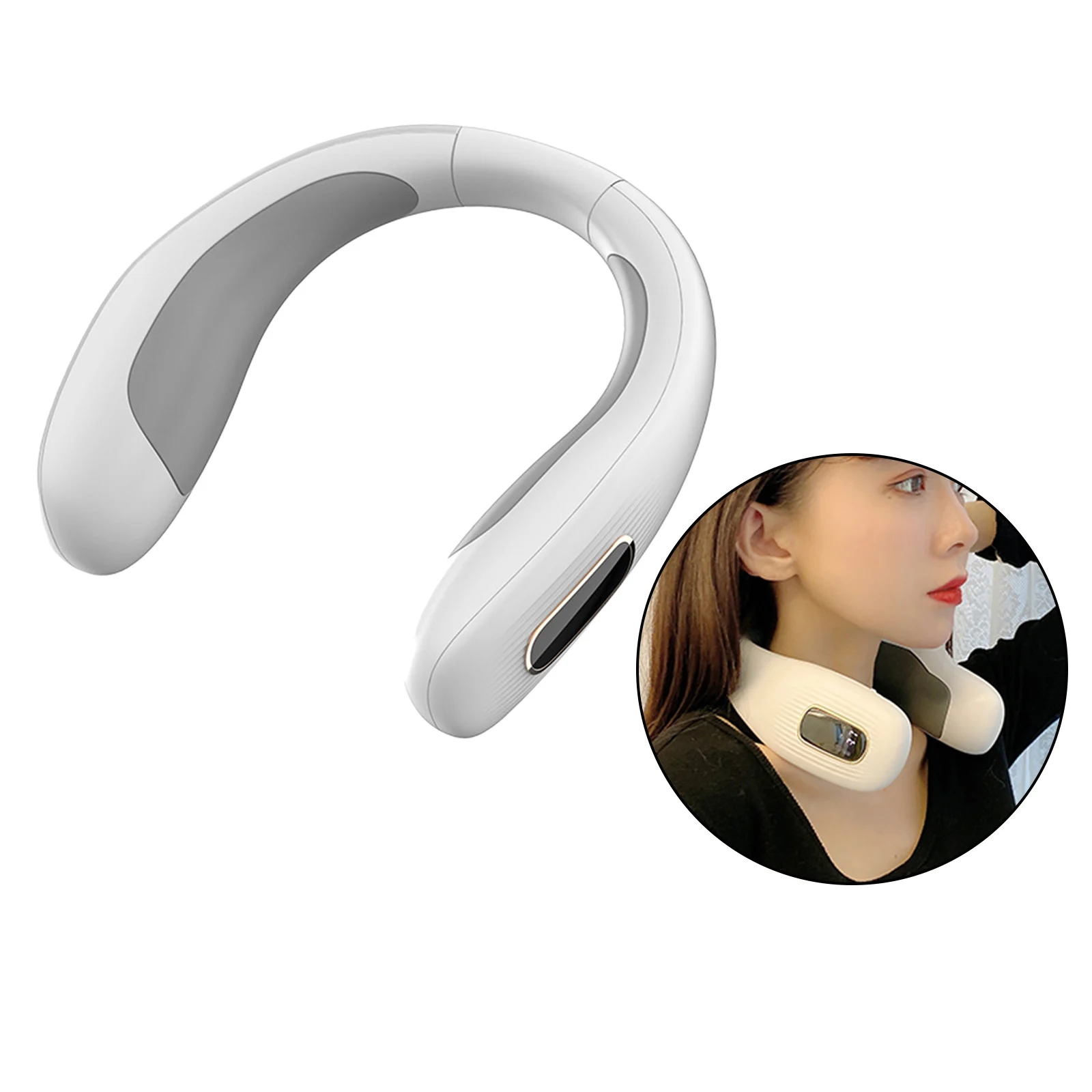 USB Перезаряжаемый висячий шейный обогреватель Электрический цифровой дисплей