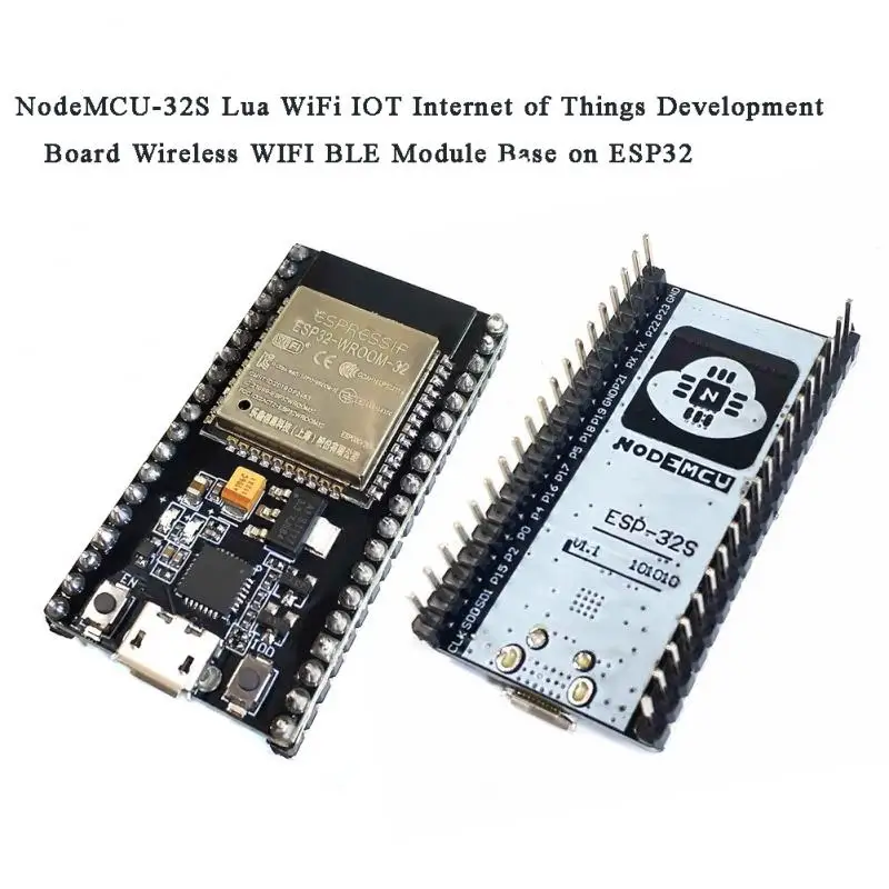 

Wireless NodeMCU-32S Lua WiFi IOT Development Board ESP32S ESP32-WROOM-32 Dual-Core Wireless WIFI BLE Module Ai-thinker