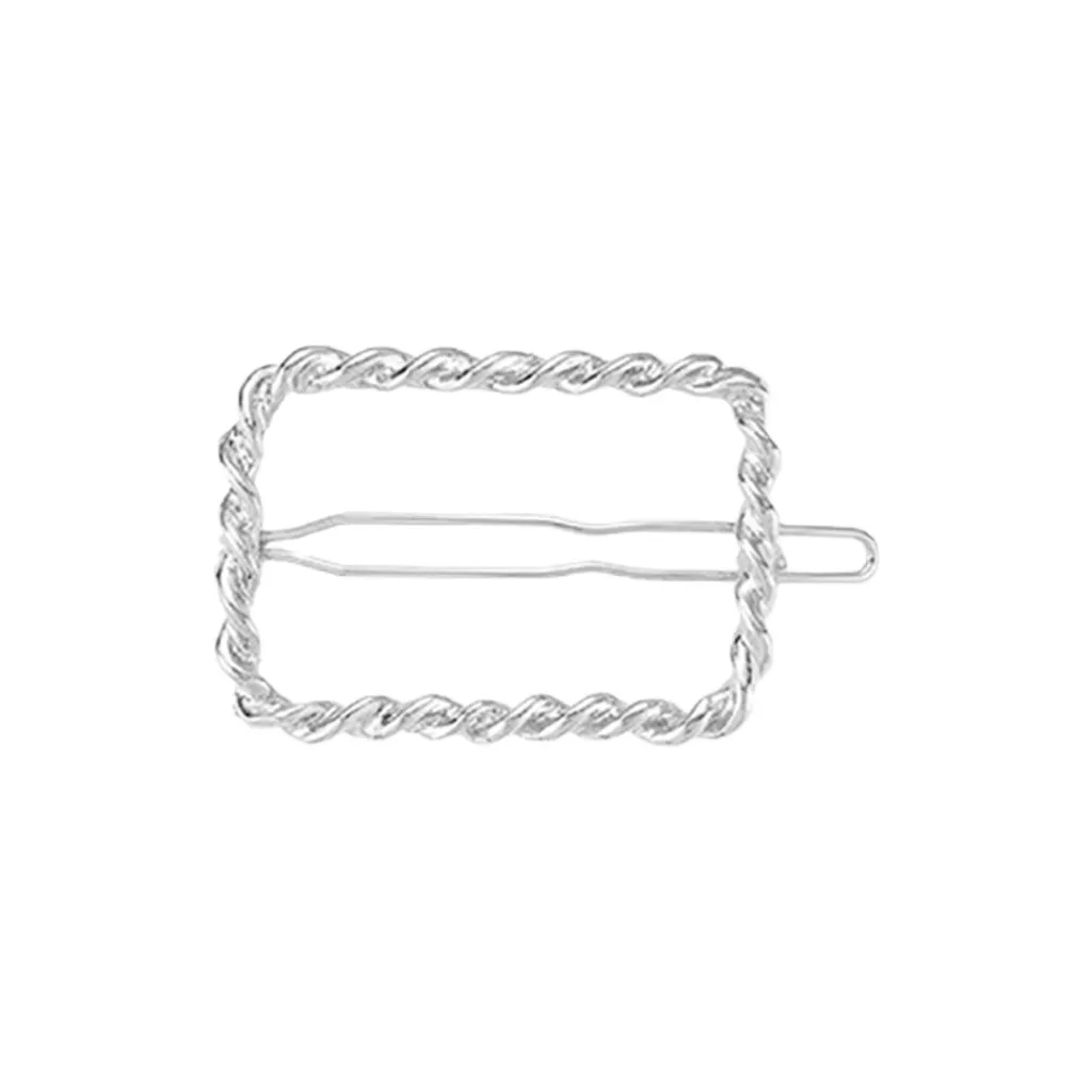 Простая Заколка для волос с челкой боковая хорошая текстура и блестящее