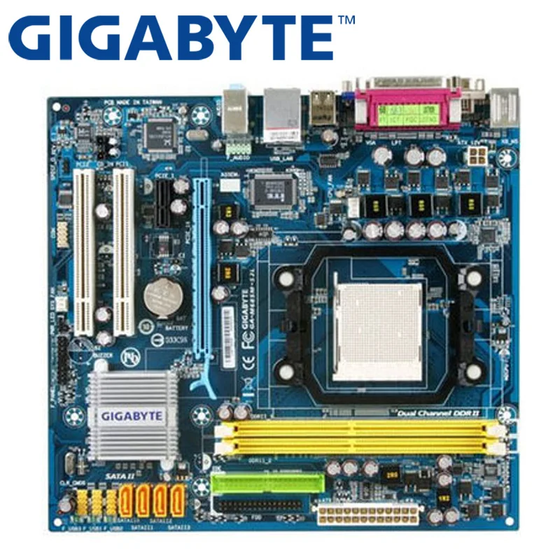 GIGABYTE GA M68SM S2L настольная материнская плата для nForce 630A Socket AM2 Athlon64 X2 FX Sempron DDR2 8G