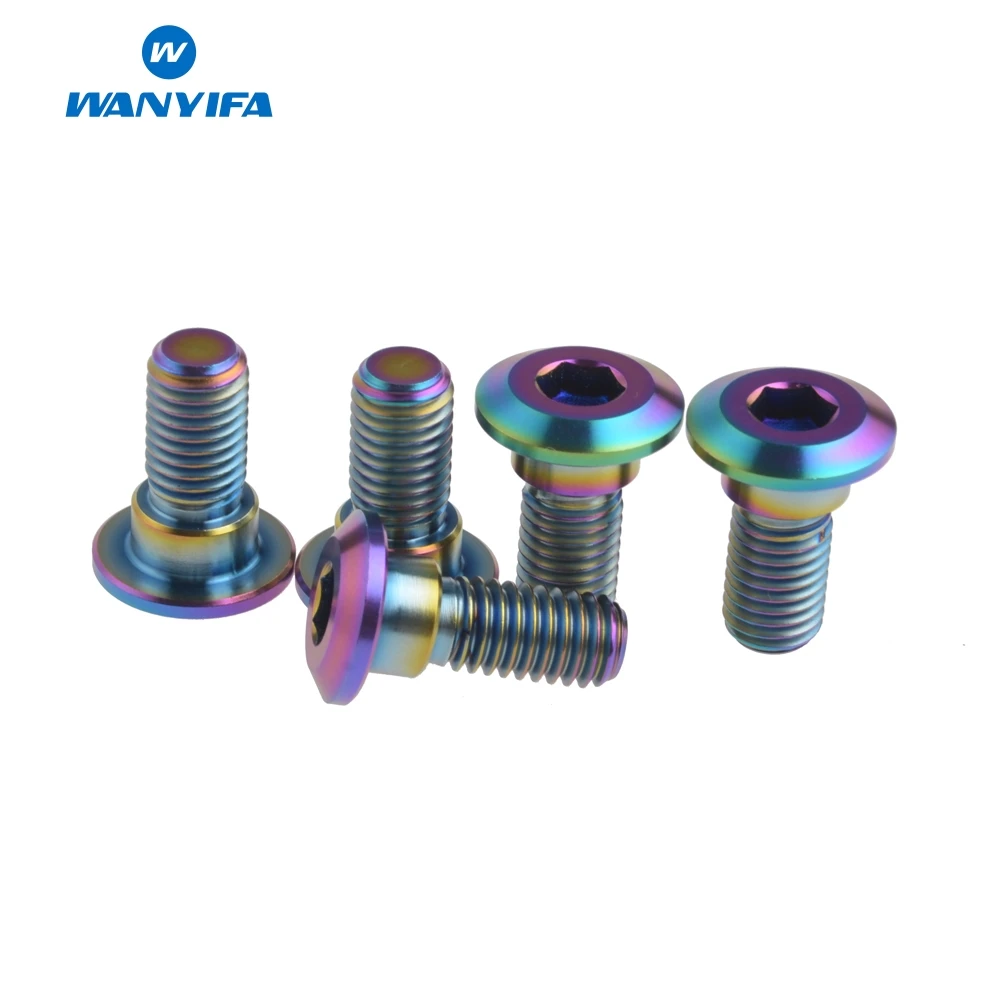 

5Pcs /Lot Motorcycle Bolts Titanium Motorbike Rear Brake Motorcycle Rotor Bolt Screw M8 x 20mm Bike Accessories