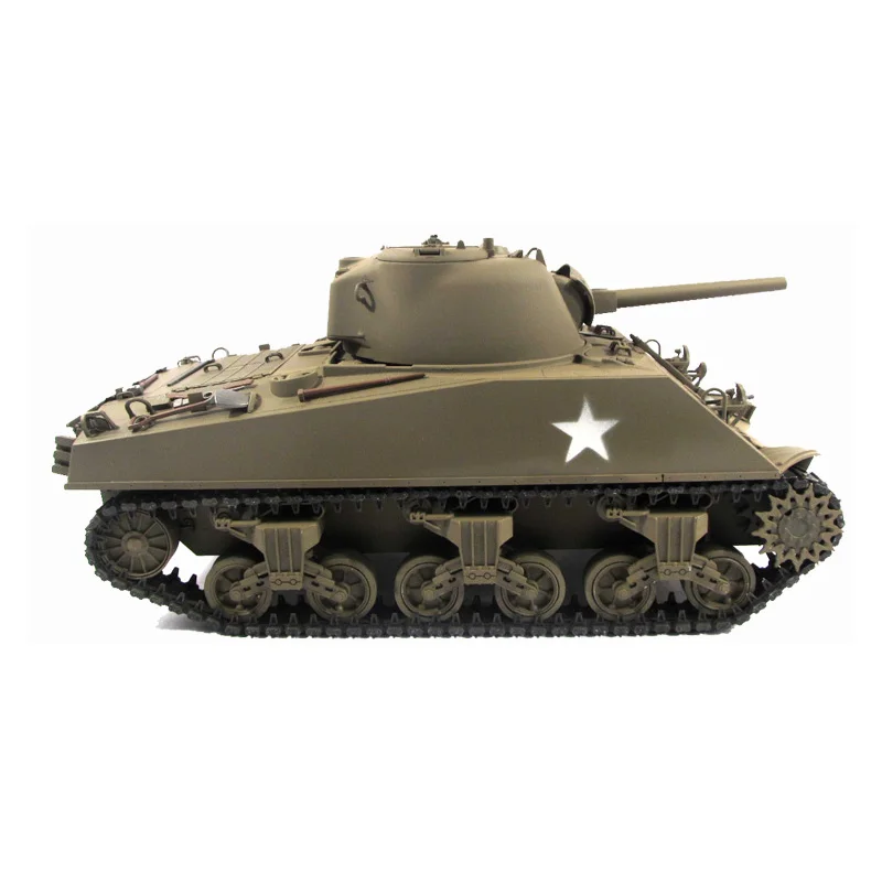 Металл Мату 1/16 M4A3 Шермана Р/У танки инфракрасный Recoil Армейский зеленый 1230