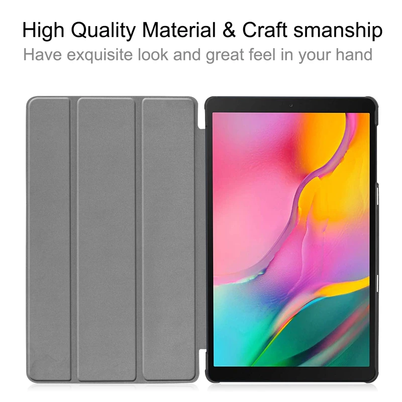 Чехол для Samsung Galaxy Tab A 10 1 2019 T510 T515 SM-T510 SM-T515 планшет Funda Тонкий Магнитный чехол с