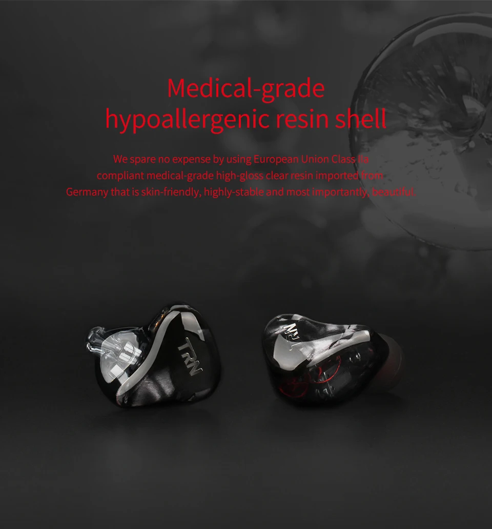 AK TRN X6 6BA сбалансированные арматурные наушники-вкладыши IEM HIFI DJ монитор для бега спортивные наушники ушные наушники гарнитура наушники IM2/IM1/V80