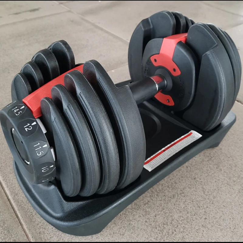 

5lb-52.5lb Adjustable Weight Dumbbell Suit for Man Women Training Equipment Exercise Strength Core Fitness Single Dumbbe