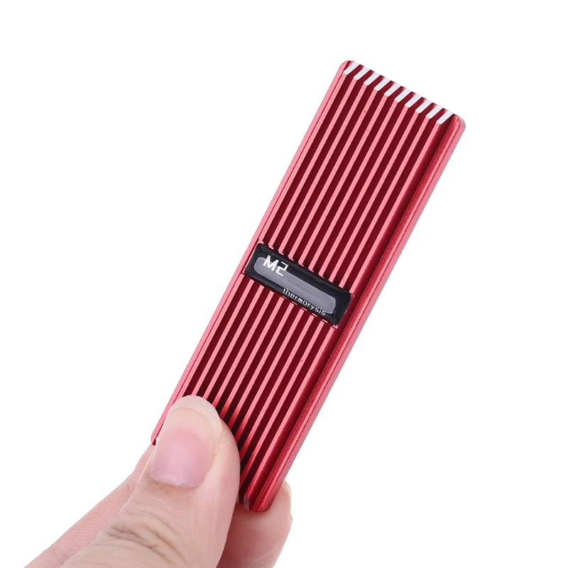 

M.2 SSD NVMe Heat Sink heatsink M2 2280 SSD Hard Disk Aluminum Heat Sink with Thermal Pad for PCIe SATA M2 ssd For PC