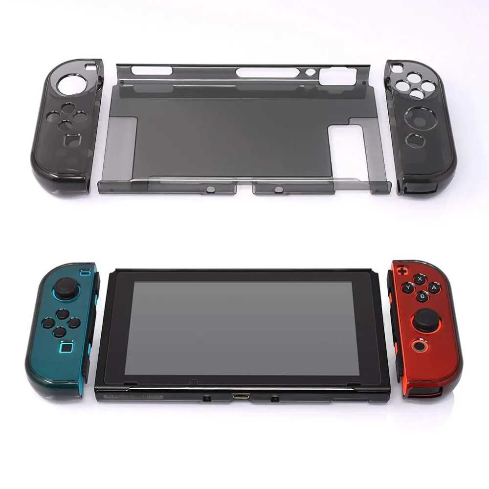 Прозрачный защитный чехол для nintendo Switch, чехол, чехол для nyd Switch, Ультратонкий Прозрачный чехол для ПК, сумка